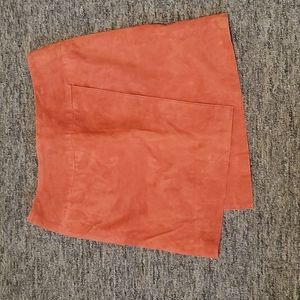 Genuine Suede mini skirt
